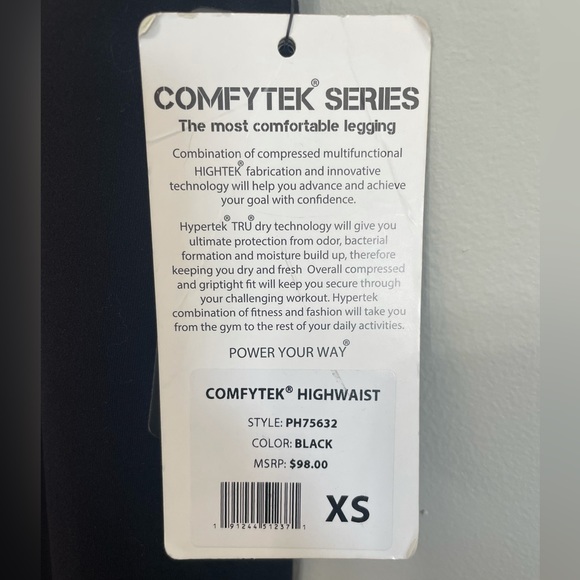 NWT Black High-Waisted Leggings – XS - Picture 8 of 8